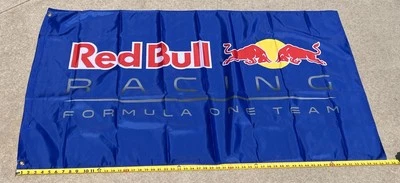 RED BULL RACING 3'X5' FLAG BANNER FORMULA 1 RACING  - Image 1 of 4