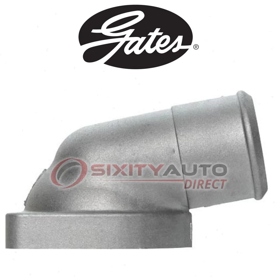 Gates Coolant Water Outlet for 2012-2016 Subaru WRX 2.5L H4 - Antifreeze lf Foto 1 de 4