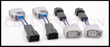 Honda Civic Acura RSX K20 K24 R18 RDX 410cc Inyectores de combustible conectores adaptadores Foto 1 de 1