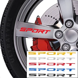 4x Calcomanías Estilo DEPORTIVO Llantas Coche Rueda Carreras Pegatina Vinilo Reflectante Impermeable - Imagen 1 de 17