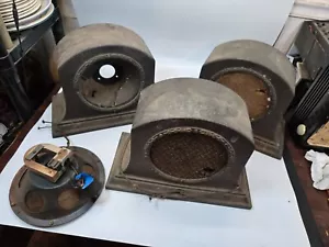 Lot of 3 RCA radiola 100a loudspeakers speakers for parts - Picture 1 of 8