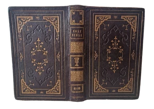 The Analytical HOLY BIBLE / Fine Binding / 1844 / Psalms of David in Metre - Picture 1 of 24