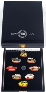 Fiat 1899-1999 Pins Set New - Imagen 1 de 1