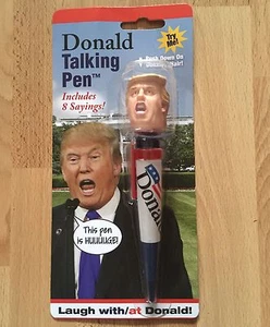 Donald Trump Talking Pen (8 Different Sayings) NEW • 2016, 2020, 2024 President - Imagen 1 de 9