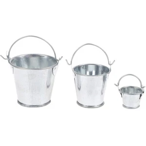 1Pc 1:12 1/6 Dollhouse Miniature Metal Bucket Dolls House Kitchen Accessories zk - Picture 1 of 13