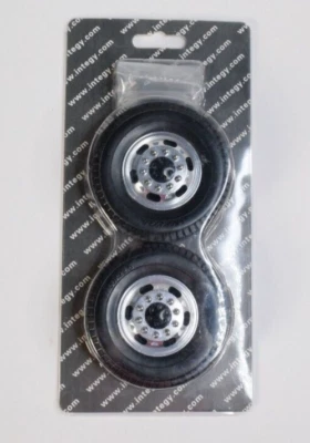Billet Machined Alloy Front Wheel 12R +Tire for Tamiya 1/14 Part C25546BLACK - Image 1 of 2