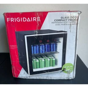 FRIGIDAIRE GLASS DOOR COMPACT FRIDGE [EMIS 164-CU] - Picture 1 of 8