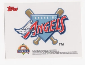 2001 TOPPS OPENING DAY BASEBALL TEAM LOGO STICKER ANAHEIM ANGELS - Picture 1 of 1