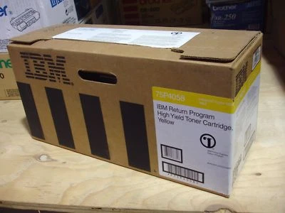IBM 75P4058 yellow toner cartridge for the Infoprint Color 1354 and 1464 - Image 1 of 3