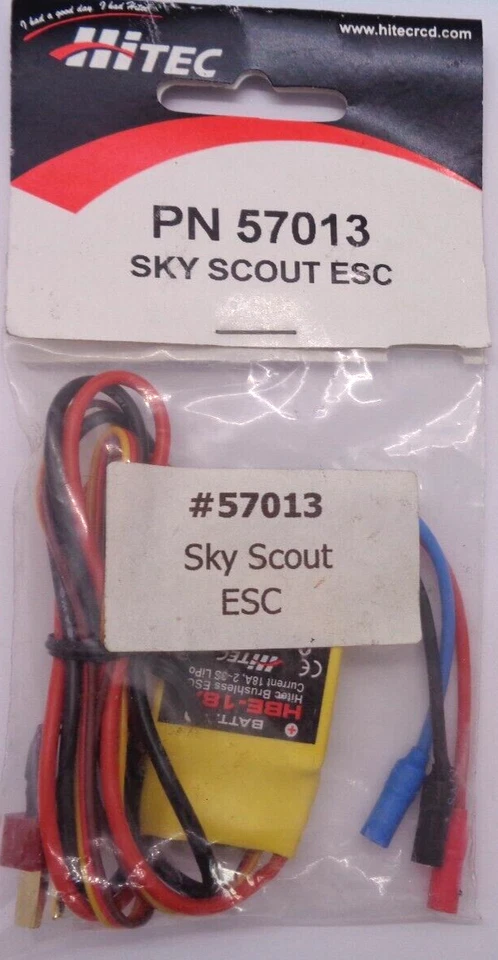 HITEC 57013 "SKY SCOUT" HBE 18 AMP BRUSHLESS ESCAPE NEW IN THE PACK UNUSED - Image 1 of 4
