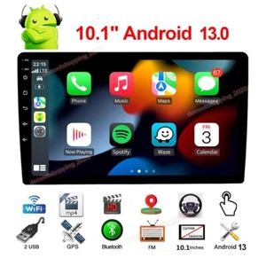 10" Double 2 Din Android 13.0 Car Stereo Radio MP5 Player GPS Wifi carplay 2+32G - Picture 1 of 13