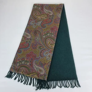 ETRO DOUBLE SIDED 100% Cashmere and silk scarf for women size Length 142cm - Picture 1 of 8
