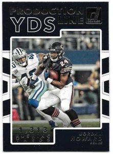 2017 Donruss Football JORDAN HOWARD Production Line YDS - CHICAGO BEARS - #7 - Picture 1 of 1