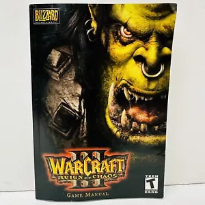 WARCRAFT REIGN OF CHAOS III Game Manual Only PC GAME 2002 - Picture 1 of 2