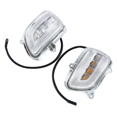 2x Front LED Turn Signal Lights Fit For Honda Goldwing GL1800 2001-2017 F6B - Image 1 of 4