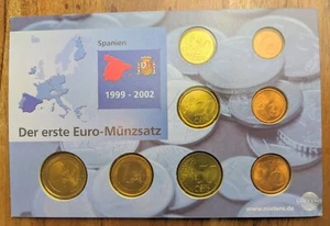 Uncirculated Mint Collectible Spanish Euros Set, Mietens Brand - Picture 1 of 9