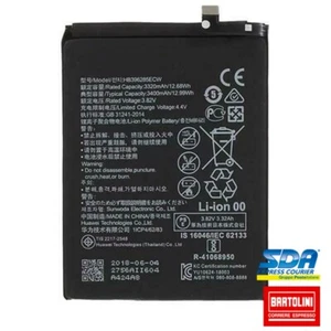 BATTERIA PER HUAWEI HB396285ECW P20 EML-L09 L29 HONOR 10 COL-L29 3400mAh - Imagen 1 de 1