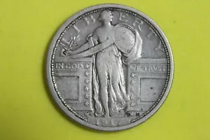Estate Find 1917 S- Standing Liberty Quarter!! #K5224 - Picture 1 of 2