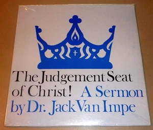 Dr. Jack Van Impe Sermon Sealed LP - The Judgement Seat of Christ! - Picture 1 of 1