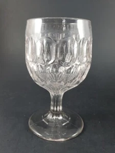 EAPG Huella Pulgar Cáliz Agua Vino Transparente Fabricante Desconocido - Imagen 1 de 10