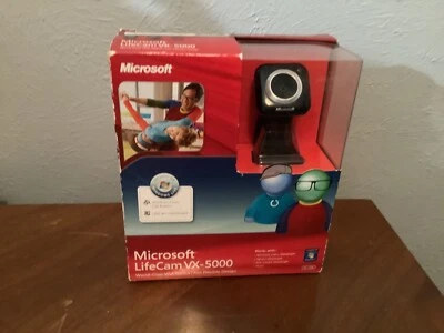Microsoft LifeCam VX-5000 Web Cam PERFECT for Zoom Meetings Mac & PC - Image 1 of 4