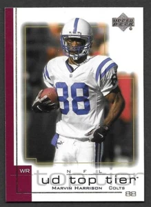 2001 Upper Deck Top Tier #72 Marvin Harrison Indianapolis Colts HOF - Picture 1 of 1