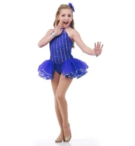 Limelight lila Kinder 6x7 Tanz Stepp Kostüm Rock Camisole Turnanzug neu - Bild 1 von 9