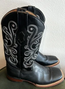 Ferrini Square Toe Western Boot Sz 9.5EE - Picture 1 of 8