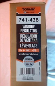 DORMAN 741-436 Window Regulator Assembly Front Left 2004-2008 Pontiac Grand Prix - Picture 1 of 2
