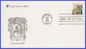 USA3 #1939 U/A READERS DIGEST FDC Christmas Madonna and Child - Picture 1 of 1