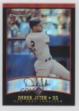 2001 Bowman Chrome X-Fractor Derek Jeter #56 HOF