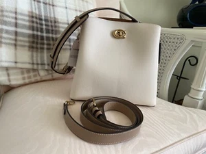 Coach Willow Shoulder Bag White NWT - Picture 1 of 7