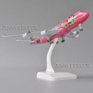 1:350 Diecast Model Plane Toy Japan Airlines JAL Boeing 747 Mickey Painting - Picture 1 of 7