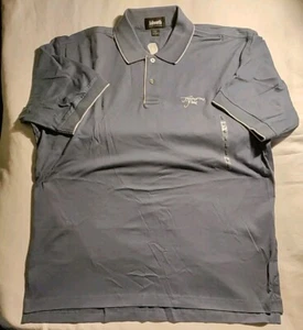 Men Ashworth Thanksgiving Point Golf Course ⛳ Gray Cotton Polo Shirt L-XL NWOT - Picture 1 of 3