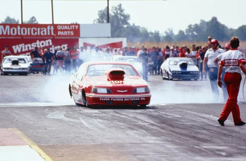 Bob Glidden 1987 Ford Thunderbird Pro Stock Poster 8"x10" Photo 3 Cover