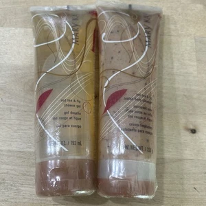 Mary Kay RED TEA and FIG Shower Gel 6.5 Fl. oz.-Loofah Body cleanser 8.0 Oz. NEW - Picture 1 of 2