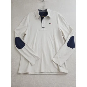 Polo equitazione Equiline donna grande bianca manica lunga contemporanea Equestria - Foto 1 di 9