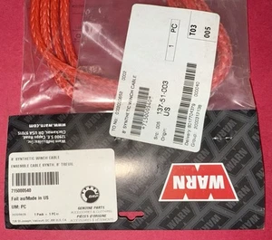 BRP Can-Am Warn 8" synthetic winch cable 715000540/68560 new - Picture 1 of 5