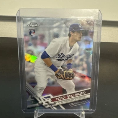 2017 Topps Chrome - Cody Bellinger #79 Refractor (RC) - Image 1 of 2