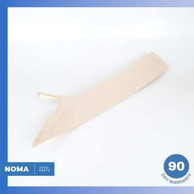 2006 Jaguar X350 XJ8 VDP dianteiro esquerdo driver lado A-Pillar tampa acabamento bege fabricante de equipamento original - Imagem 1 de 4