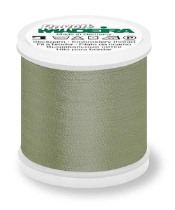 Madeira Rayon 40 machine embroidery thread 1000m spool 1306 light khaki - Picture 1 of 1