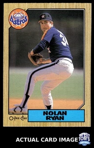 1987 O-Pee-Chee #155 NOLAN RYAN Houston Astros HOF NM - Bild 1 von 4