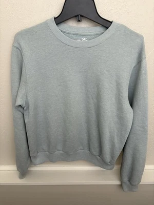 Sudadera Hollister California Cuello Redondo Azul Claro Polar Pullover Mujer’s XS Foto 1 de 3