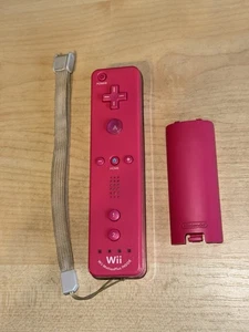 Official Genuine Nintendo Wii Wii U Motion Plus Controller Pink And Strap - Picture 1 of 2