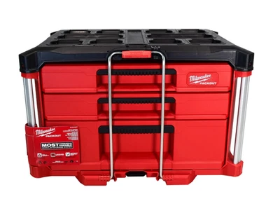 Milwaukee 48-22-8447 Packout Multi-Depth 3-Drawer Tool Box - Image 1 of 4
