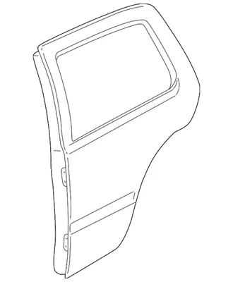 Moldura lateral de carrocería original Volkswagen 1J4-853-753-B-GRU Foto 1 de 3