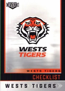 2025 Wests Tigers NRL TLA Elite Card - Club Logo - Picture 1 of 3