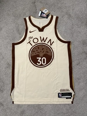 Stephen Curry Golden State Warriors Nike Authentic City Edition Jersey 48 Large - Image 1 of 4