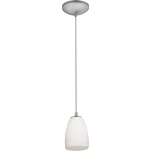 Access Lighting 28069-1C-BS/OPL Sherry Pendant Brushed Steel - Picture 1 of 2