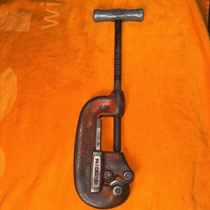 Vintage Rigid No. 2.  1/8" to 2" Heavy Duty Pipe Cutter Tool - Made in USA (T12) - Picture 1 of 15